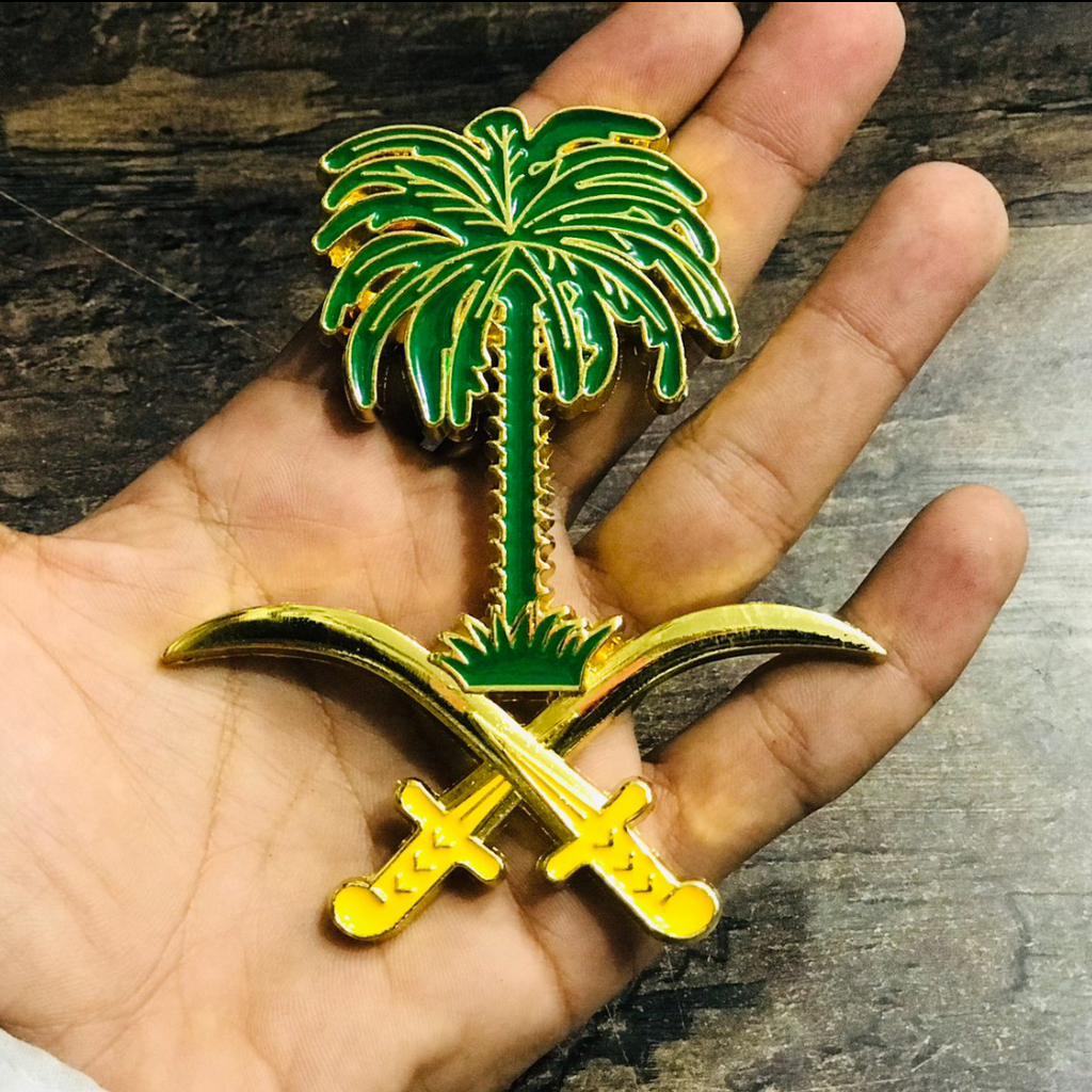 Saudi Arabia Metal Grill Emblem for Cars