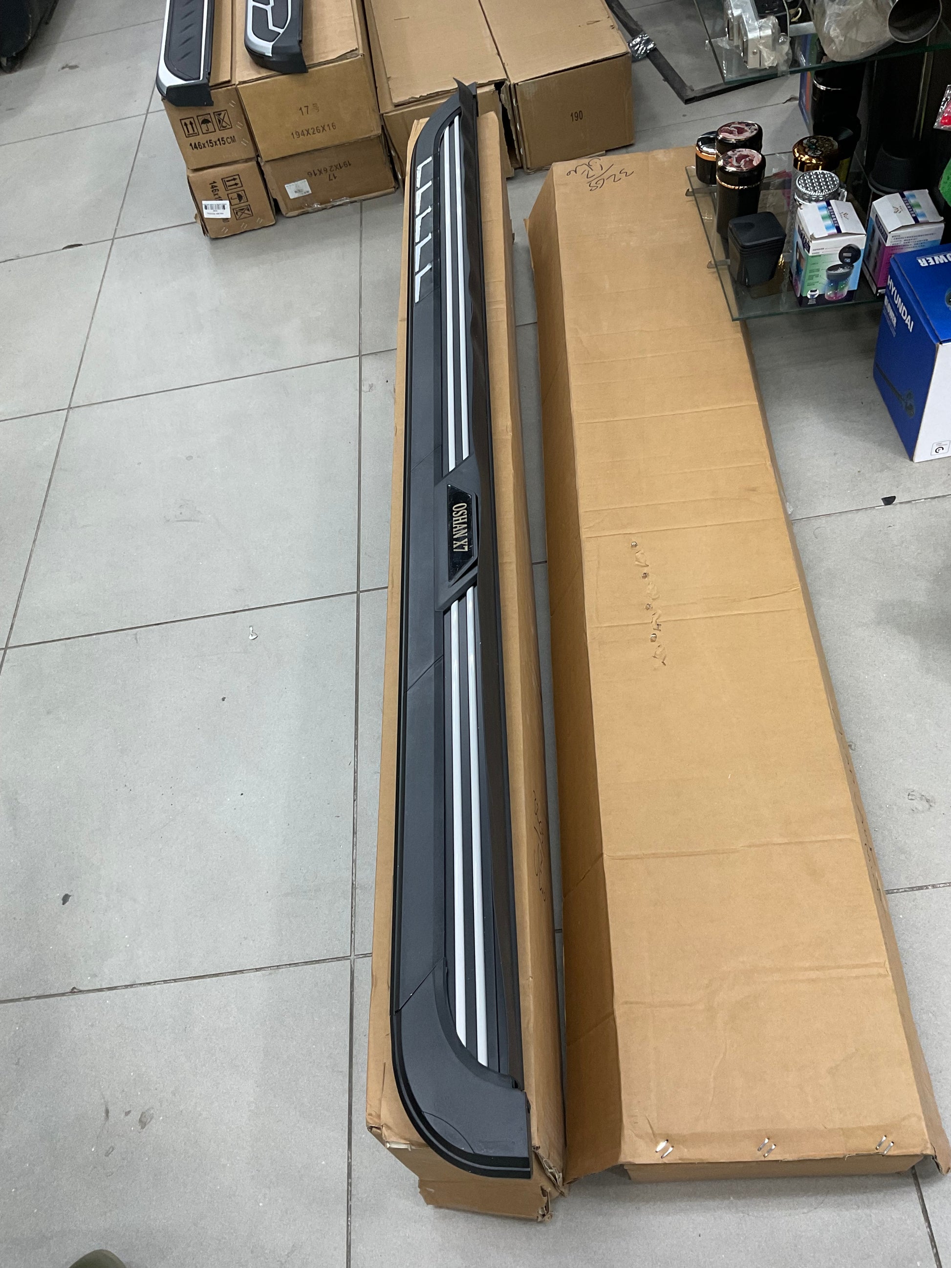 Sturdy Side Steps for Changan Oshan X7, offering premium access, off-road durability, and a sleek, stylish design to enhance your vehicle's exterior.