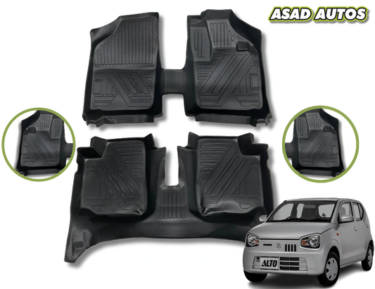 Suzuki Alto 2014-2025 TPE A+ Quality Car Floor Mats – Durable & Custom Fit