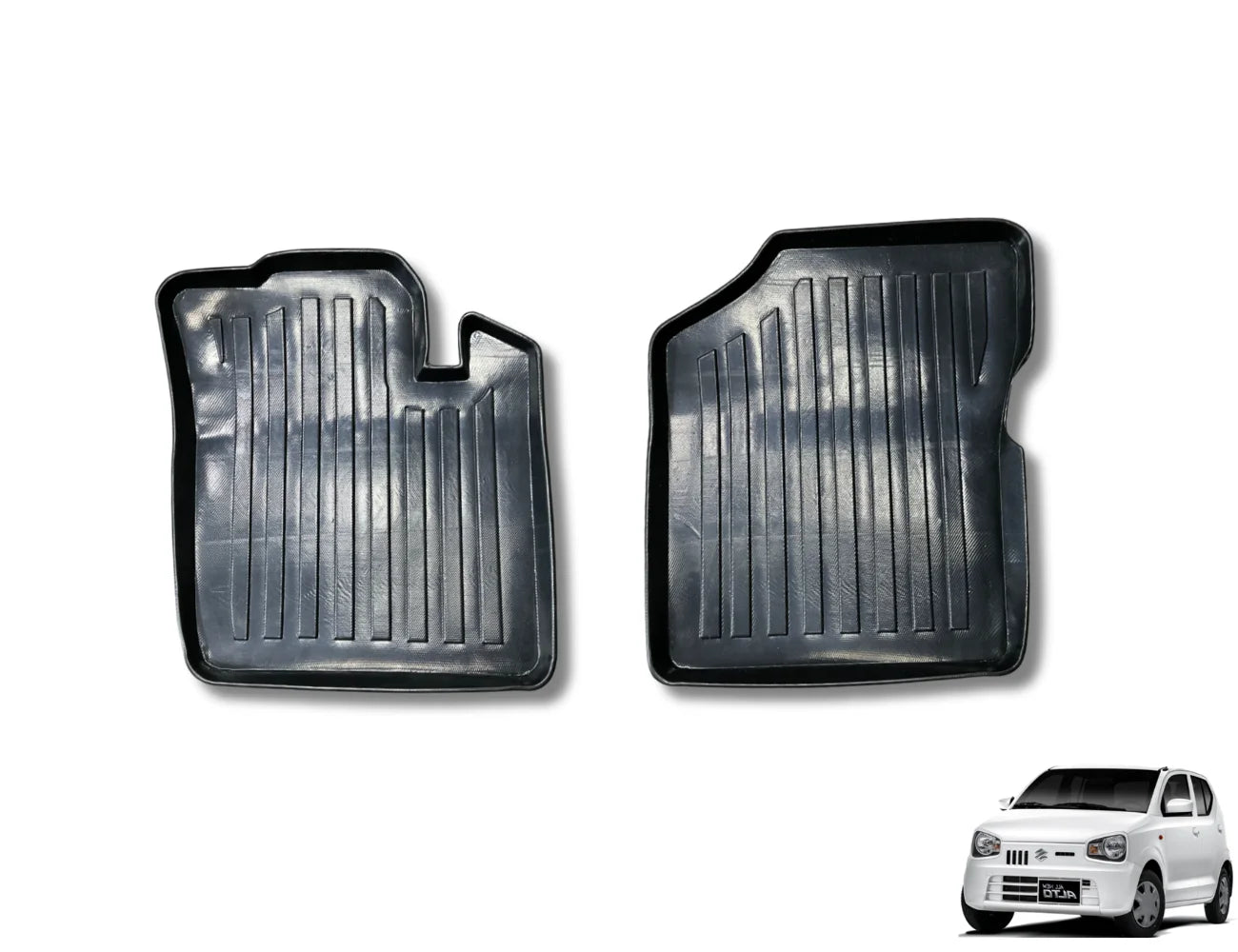 Suzuki Alto 2014-2026 TPE Plastic Car Mats – Custom Fit, Waterproof & Durable Protection