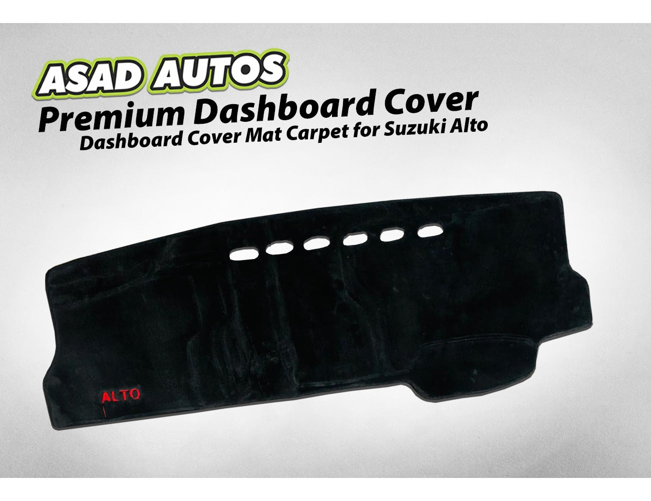 Suzuki Alto 2014–2025 Dashboard Carpet Cover – Custom-Fit Anti-Glare Mat with UV Protection