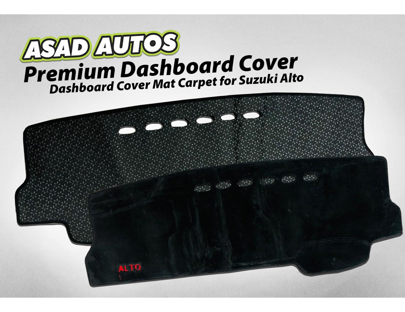 Suzuki Alto 2014–2025 Dashboard Carpet Cover – Custom-Fit Anti-Glare Mat with UV Protection