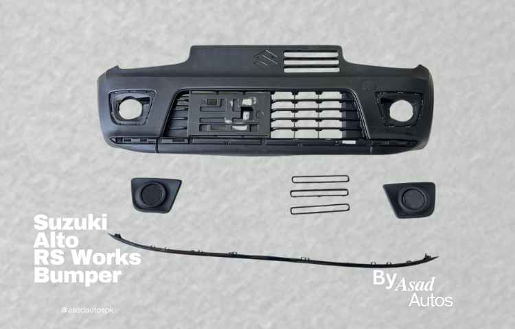 Suzuki Alto 2014 2025 RS Style Front Bumper β Premium ABS Plastic Upgrade