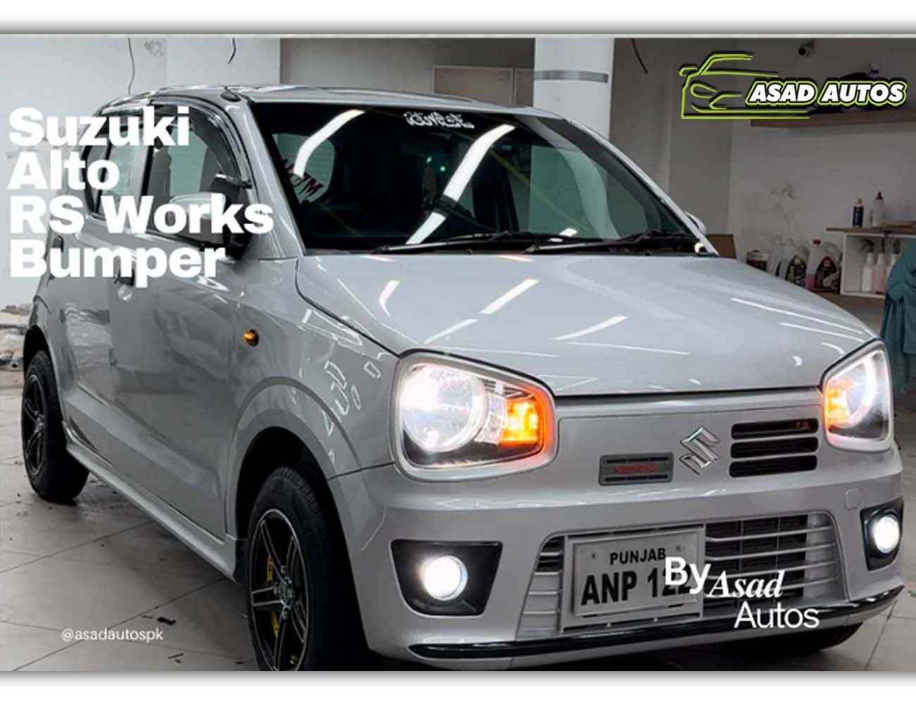 Suzuki Alto 2014 2025 RS Style Front Bumper β Premium ABS Plastic Upgrade