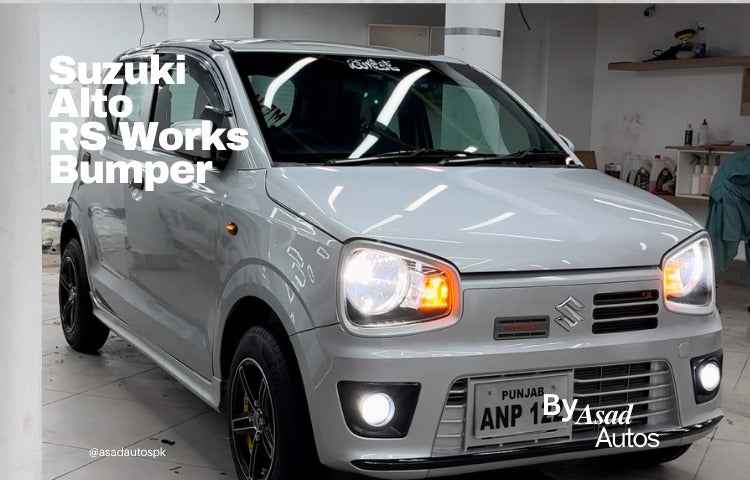 Suzuki Alto 2014 2025 RS Style Front Bumper β Premium ABS Plastic Upgrade