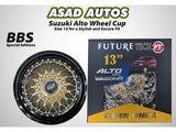 Suzuki Alto Wheel Cup – Size 13 designed for a stylish and secure fit, offering both protection and a modern look for your vehicle.