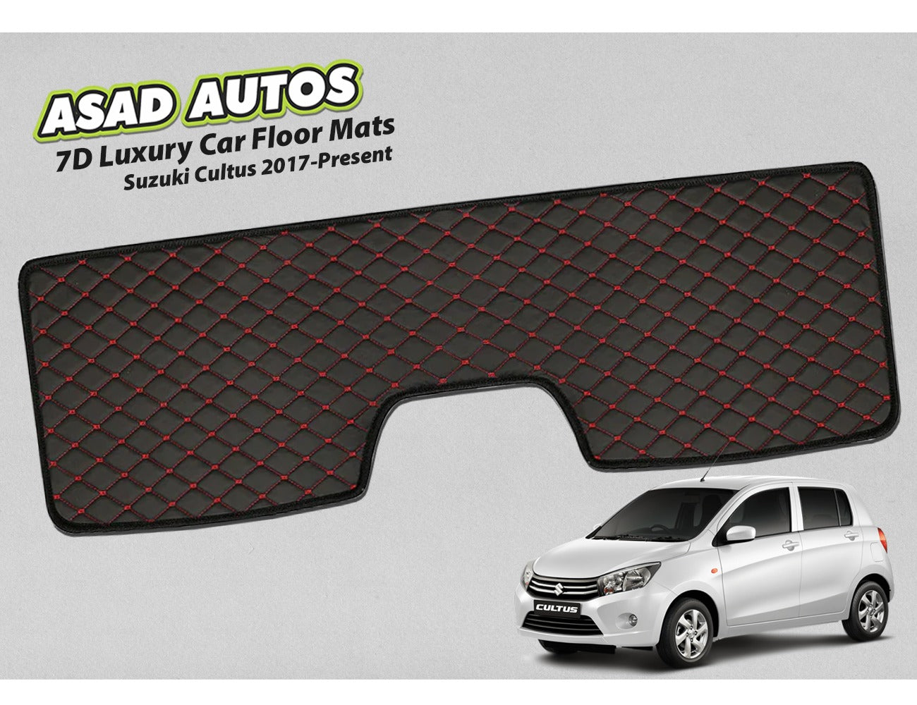 Suzuki Cultus 2017–Present 7D Luxury Car Floor Mats – Custom Fit, Waterproof, and Premium Design