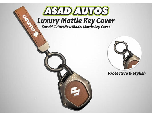 Suzuki Leather Key Cover – Stylish and durable key protection for your Suzuki car.