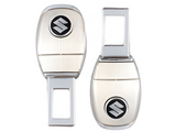 Suzuki Logo Seat Belt Clip in durable metal, providing enhanced comfort and a stylish touch for Suzuki car owners.
