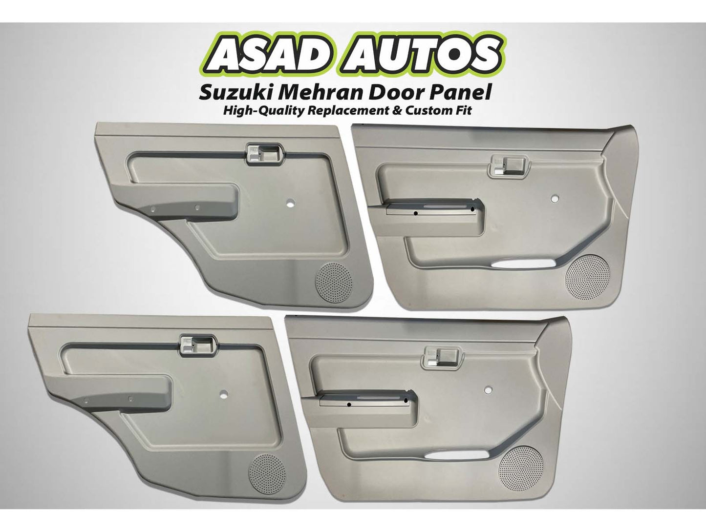Suzuki Mehran Door Panel – High-Quality Replacement, Custom Fit, Durable & Stylish Interior Upgrade for Mehran Models. Perfect OEM-Style Fit & Easy Installation
