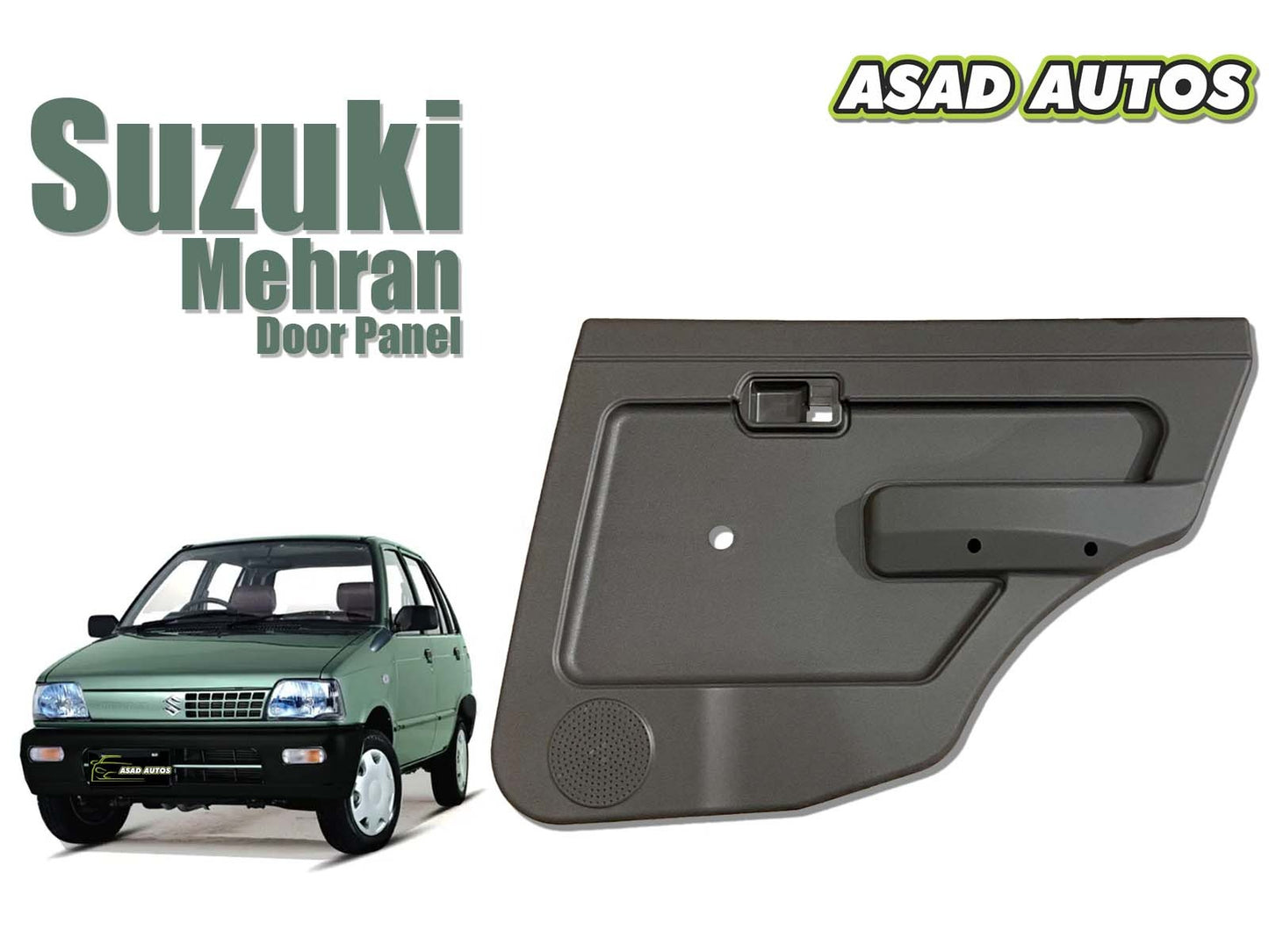 Suzuki Mehran car door panel replacement offering durability, premium design, and a perfect fit for enhanced interior aesthetics.