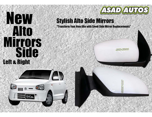 Suzuki New Alto Side Mirrors 2014-2026 – Durable Replacement for Left & Right