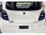 Suzuki New Cultus (2018-2024) RGB Crystal Back Lights β Stylish multi-color LED tail lights with crystal lens design for a modern and dynamic look.