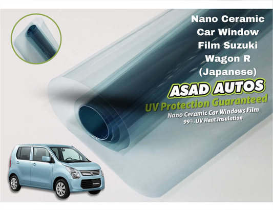 Nano Ceramic UV Protection Film For Suzuki Wagon R (Japanese) Model — Superior UV & Heat Shield
