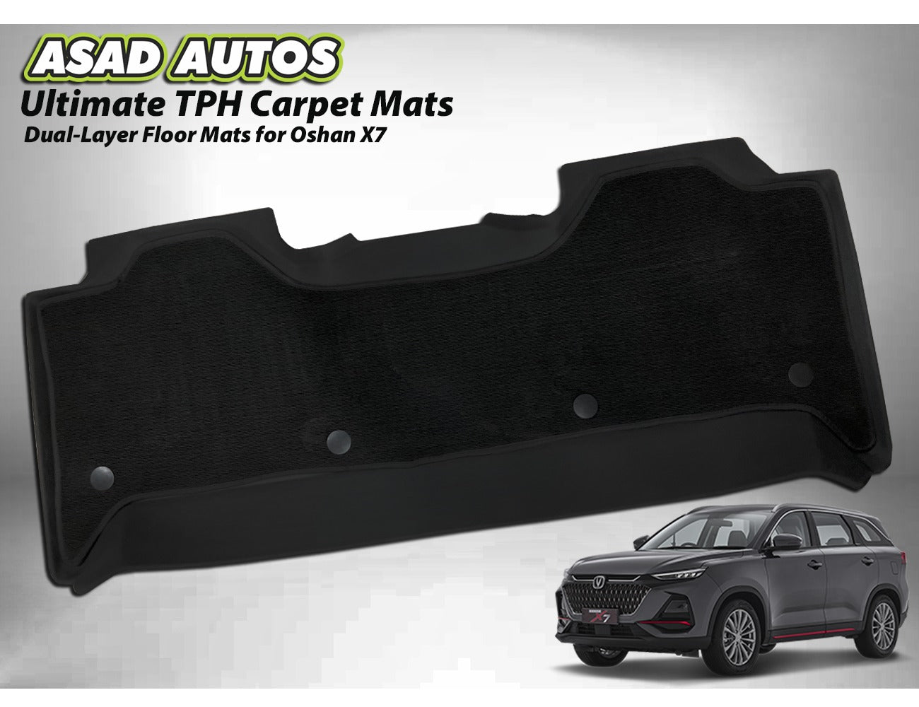 TPE + Carpet Floor Mat for Oshan X7 – Custom Fit All-Weather Premium Mats