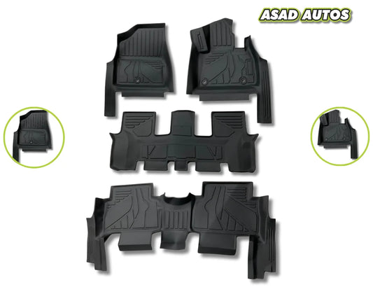 TPE Floor Mats (7 Seater) A+ Quality for Hyundai Santa Fe 2023–2025