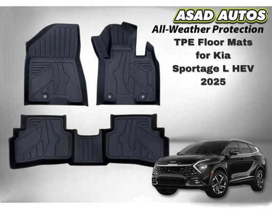 TPE Floor Mats for Kia Sportage L HEV (2025) – Custom All-Weather Eco-Friendly Car Mats