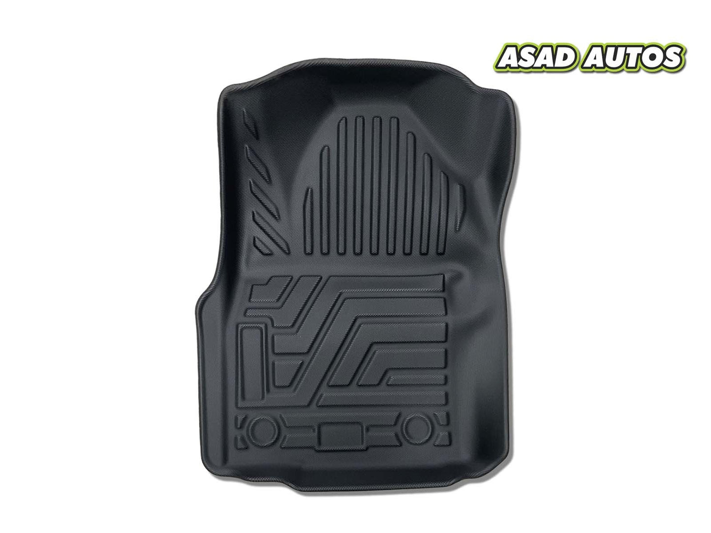 TPE Style Floor Mats with Trunk Mat for Toyota Fortuner (7 Seats) 2016-2021 β Complete Interior Protection