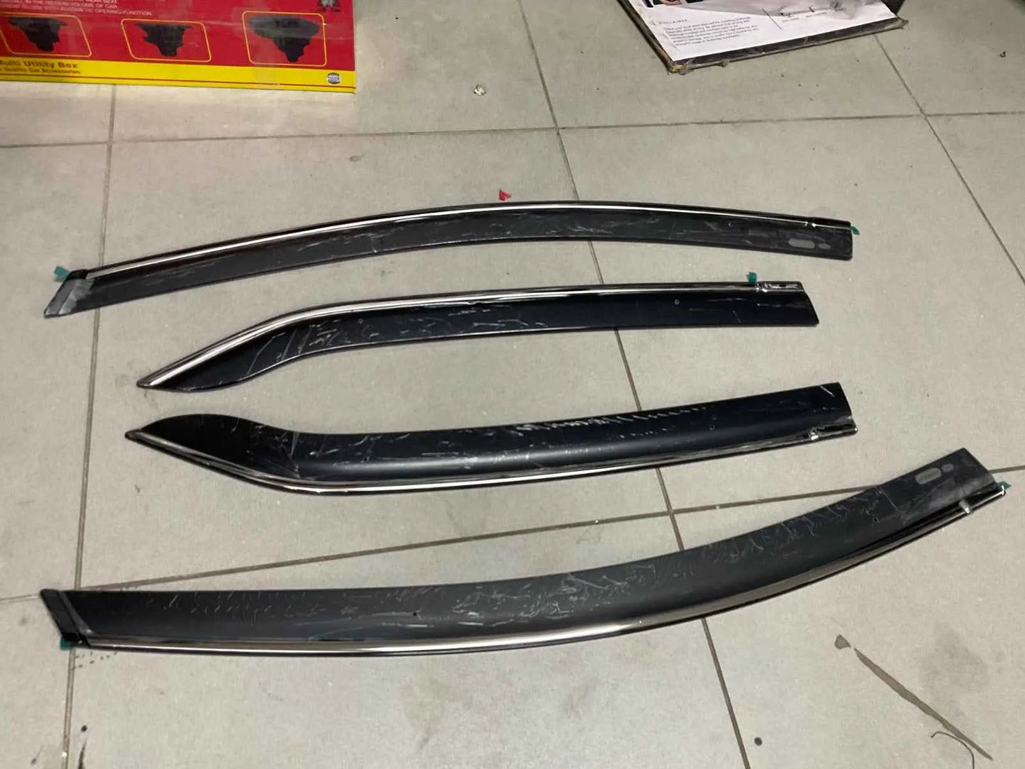 TXR Air Press 4 PCS Sun Visor for Toyota Corolla 2009-2014 – Premium Door Visor & Rain Guard Set