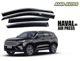 TXR Air Press / Sun Visor with Chrome for Haval H6 – Ultimate Style and Protection