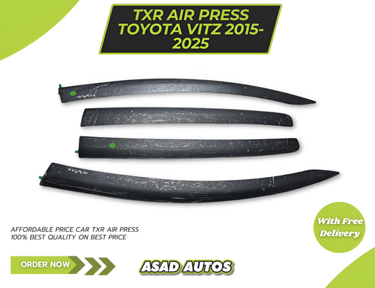 TXR Air Press for Toyota Vitz 2015-2025 | Premium Wind Deflectors