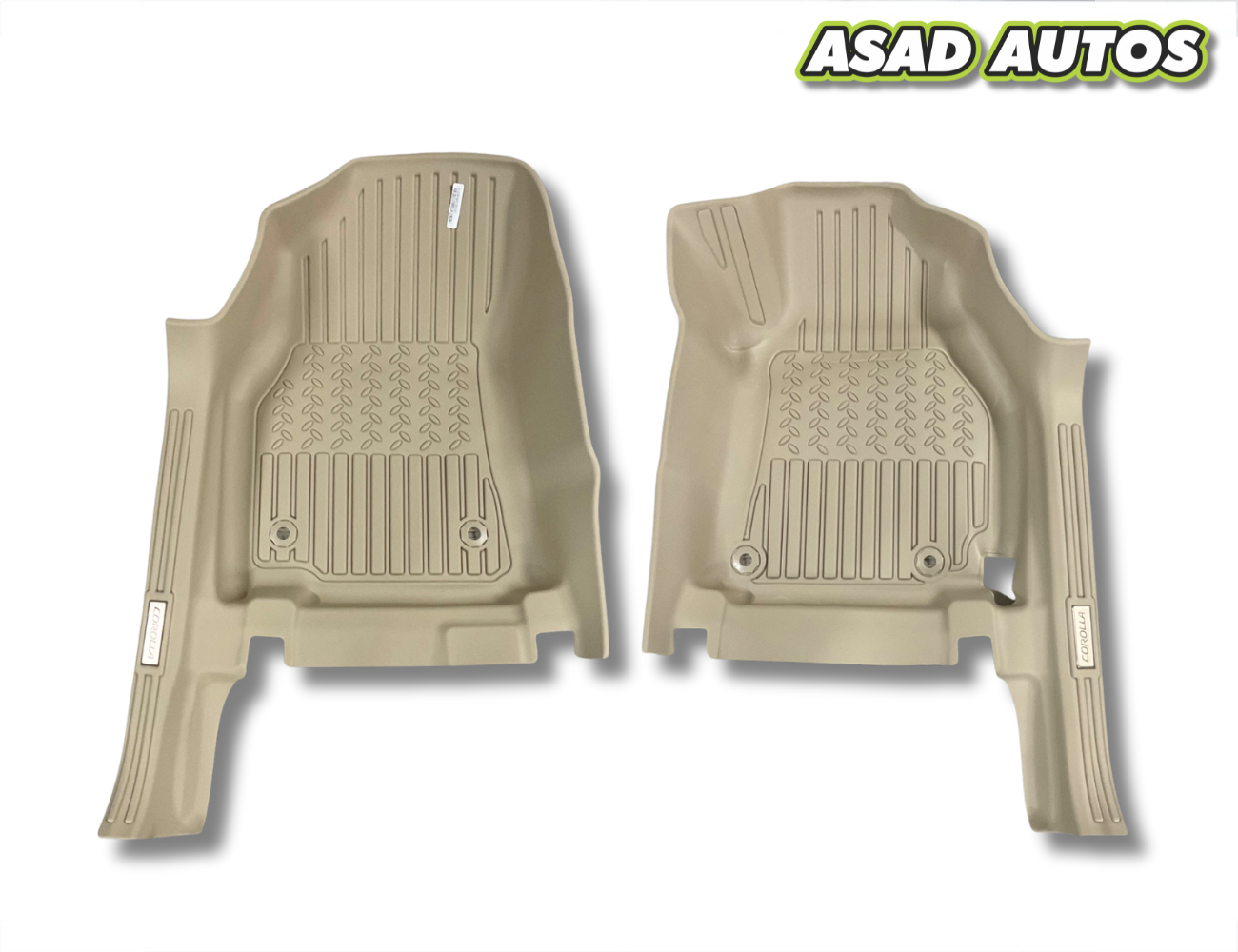 TXR Premium TPE Floor Mats for Toyota Corolla 2014–2025 – All-Weather | Custom Fit | Odorless