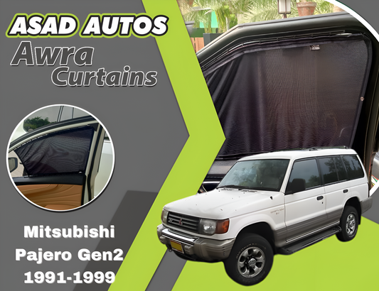 Awra Curtains for Mitsubishi Pajero Gen2 (1991-1999) – Superior Comfort and Privacy