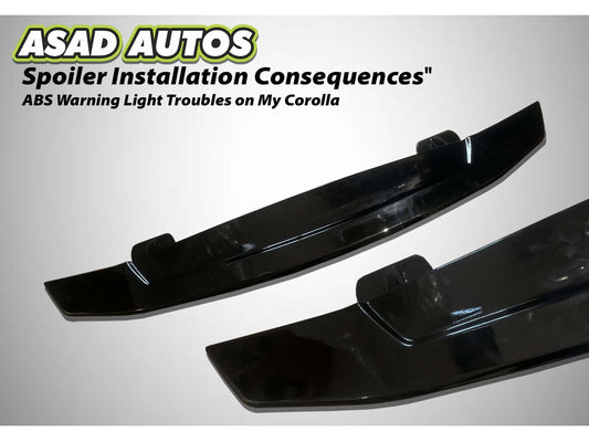 Toyota Corolla 1996-2005 ABS Trunk Spoiler with LED Light – Sporty & Durable