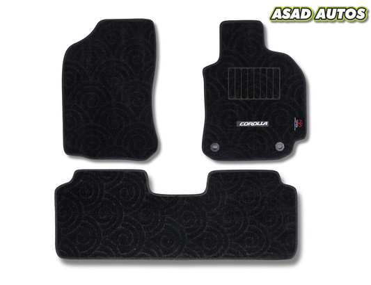 Toyota Corolla 2014-2025 Premium Carpet Car Floor Mats – Custom Fit & Durable Protection