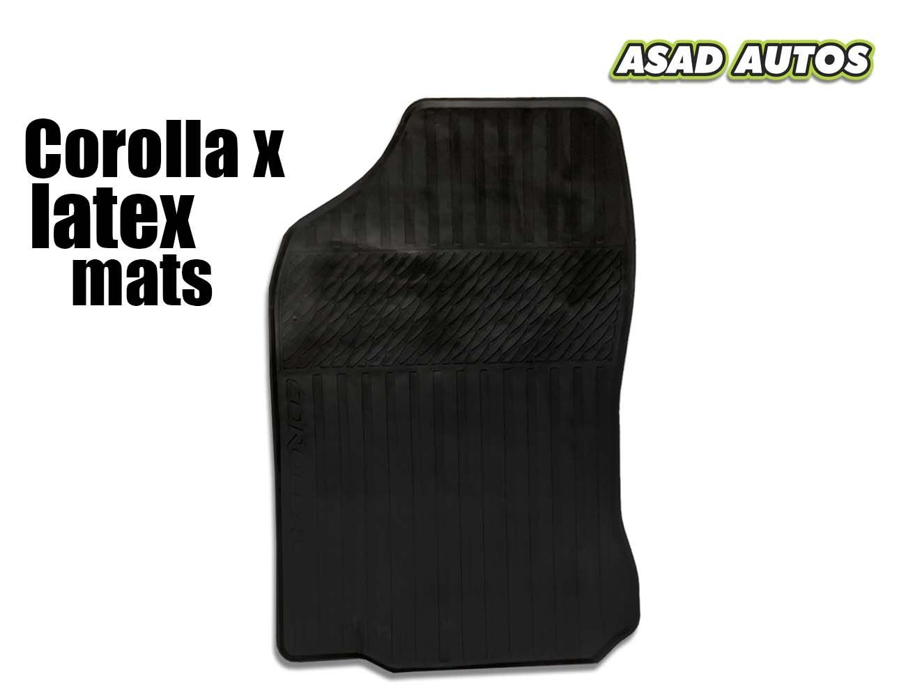 Toyota Corolla 2014-Present Latex Rubber Car Floor Mats – Superior Protection & Comfort