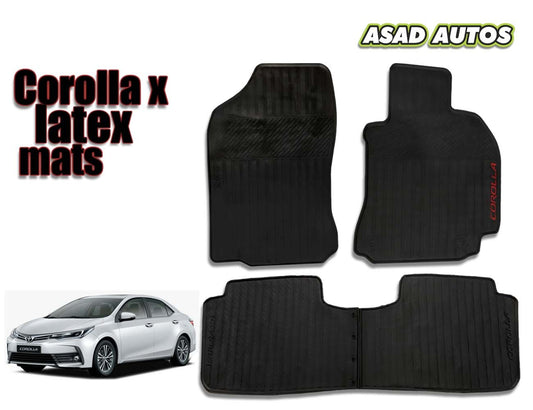 Toyota Corolla 2014-Present Latex Rubber Car Floor Mats – Superior Protection & Comfort