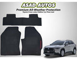 Toyota Cross 2024 Latex Rubber Car Floor Mat with waterproof, anti-slip design for superior interior protection.
