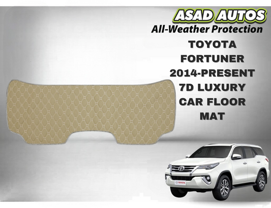 Toyota Fortuner 2014–Present 7D Luxury Car Floor Mats – Premium Full-Coverage Interior Protection