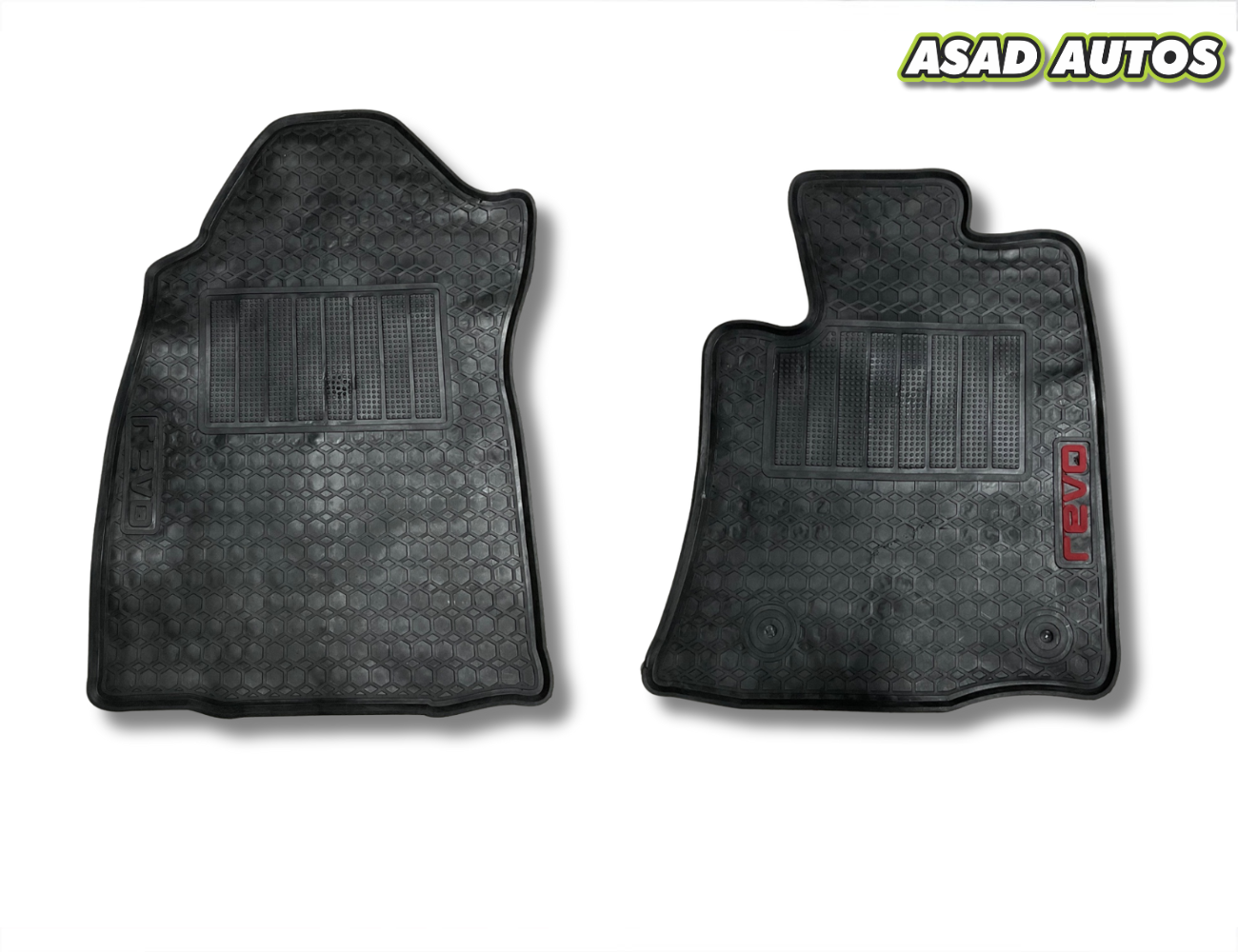 Toyota Hilux Revo 2021-2025 Premium Latex Rubber Floor Mats – Custom Fit & Waterproof