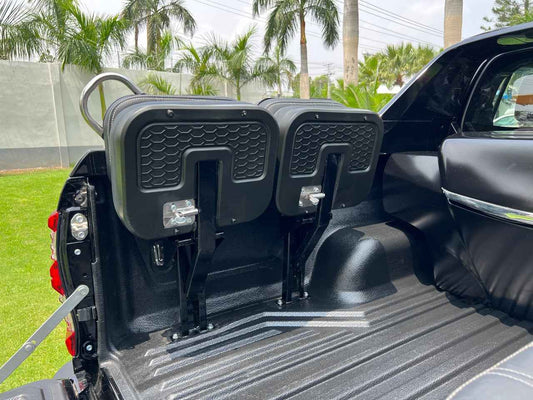 Toyota Hilux Revo 2015–2025 Rear Trunk SUV Seats – Foldable & Heavy-Duty