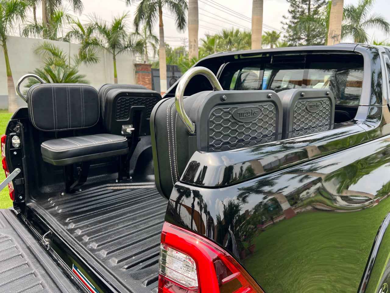 Toyota Hilux Revo 2015–2025 Rear Trunk SUV Seats – Foldable & Heavy-Duty