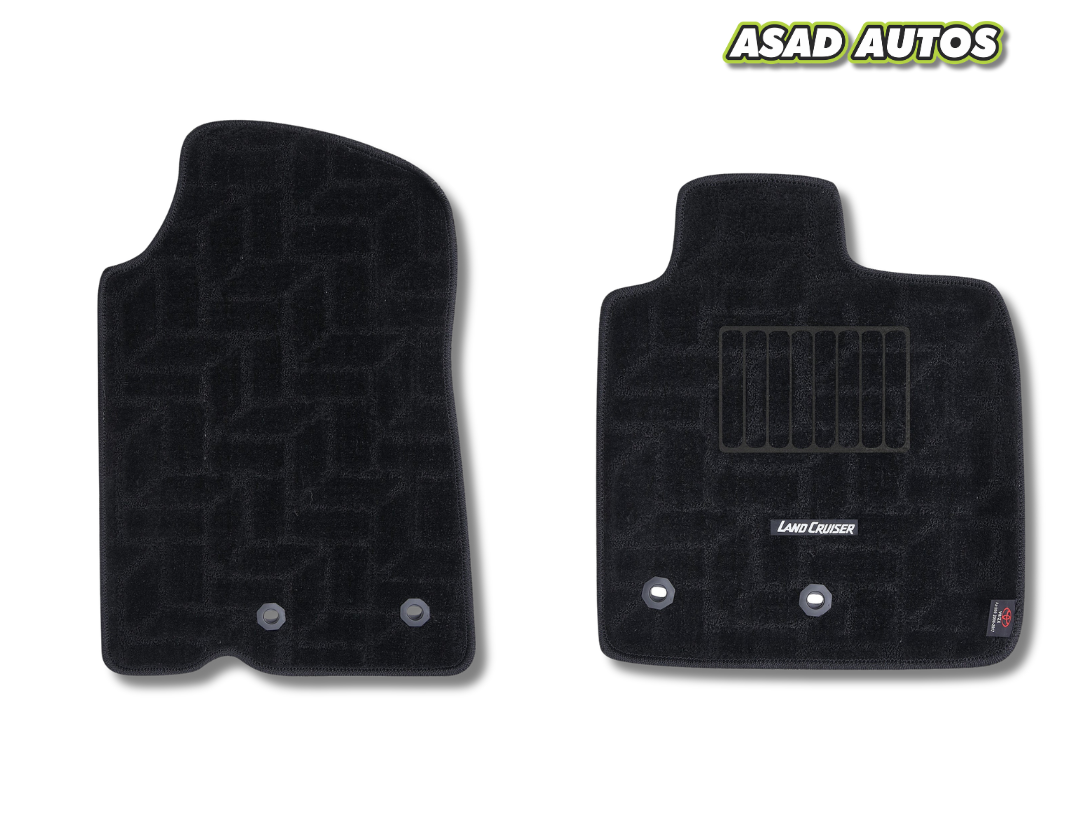 Toyota Land Cruiser 2009–2022 Premium Carpet Car Floor Mats – Custom Fit & Luxury Design