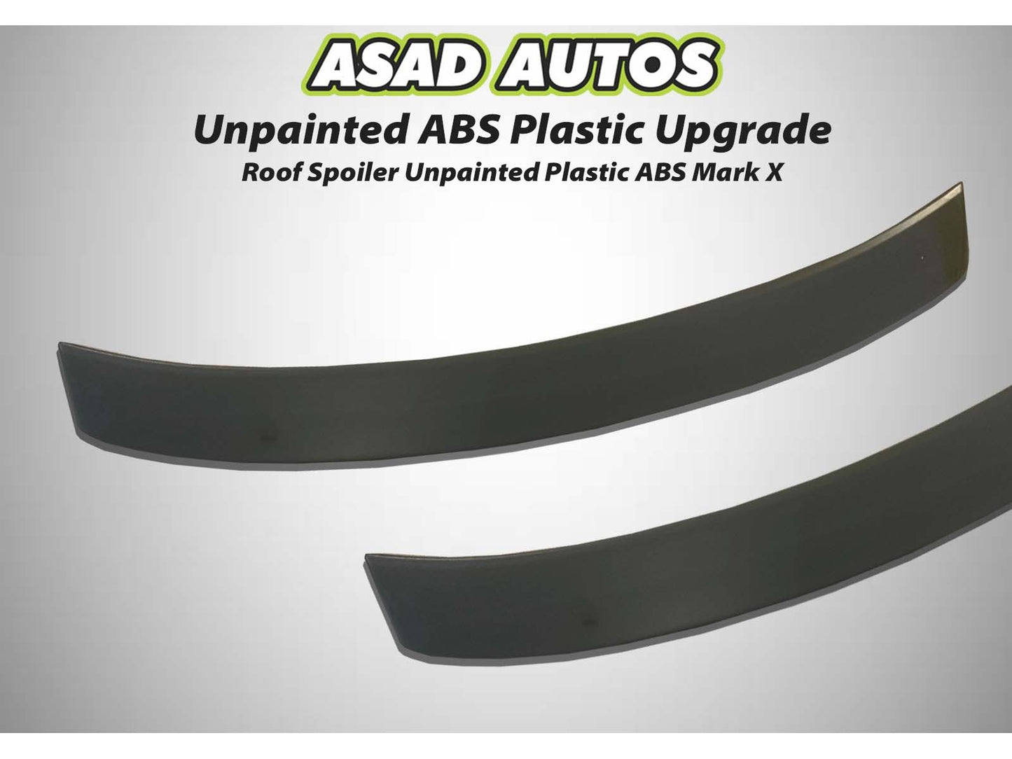 Toyota Mark X ABS Roof Spoiler – Unpainted & Sporty Design