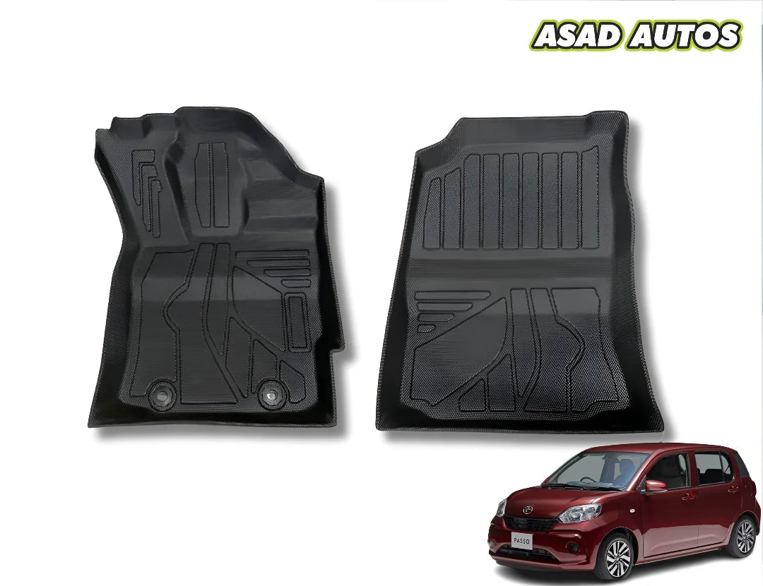 Toyota Passo TPE Floor Mats – Custom Fit, Waterproof & Durable Protection