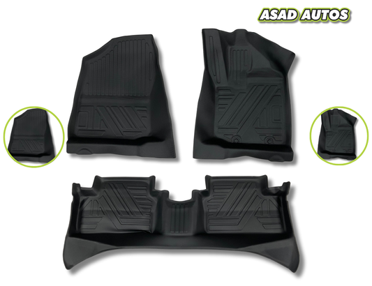 Toyota Raize TPE A+ Quality Car Floor Mats – Custom Fit, Waterproof, Non-Slip & Premium Interior Protection