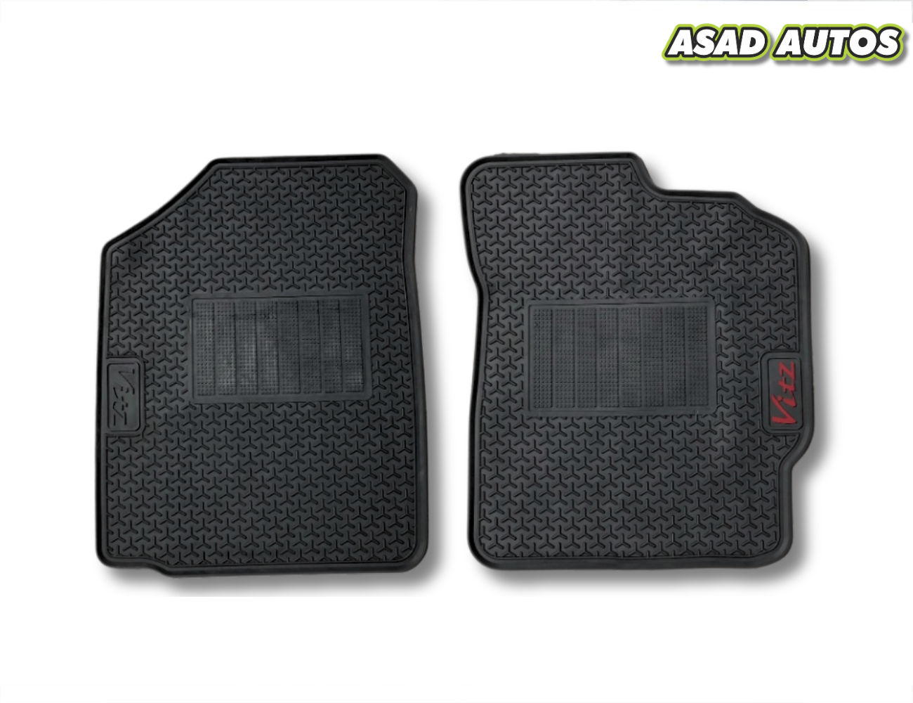 Toyota Vitz 2010-2025 Latex Rubber Car Floor Mats – Custom Fit, Waterproof & Durable