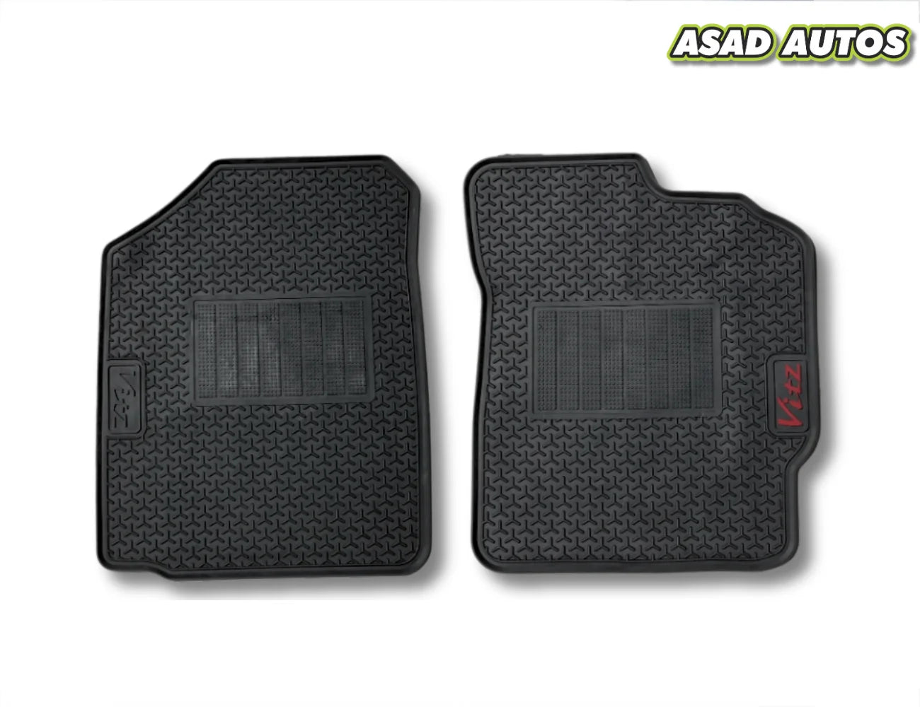 Toyota Vitz 2010-2025 Latex Rubber Car Floor Mats – Custom Fit, Waterproof & Durable