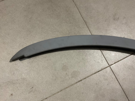 Toyota Vitz ABS plastic roof spoiler with a sleek and sporty design, offering durability and weather resistance.