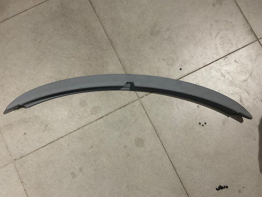 Toyota Vitz ABS plastic roof spoiler with a sleek and sporty design, offering durability and weather resistance.