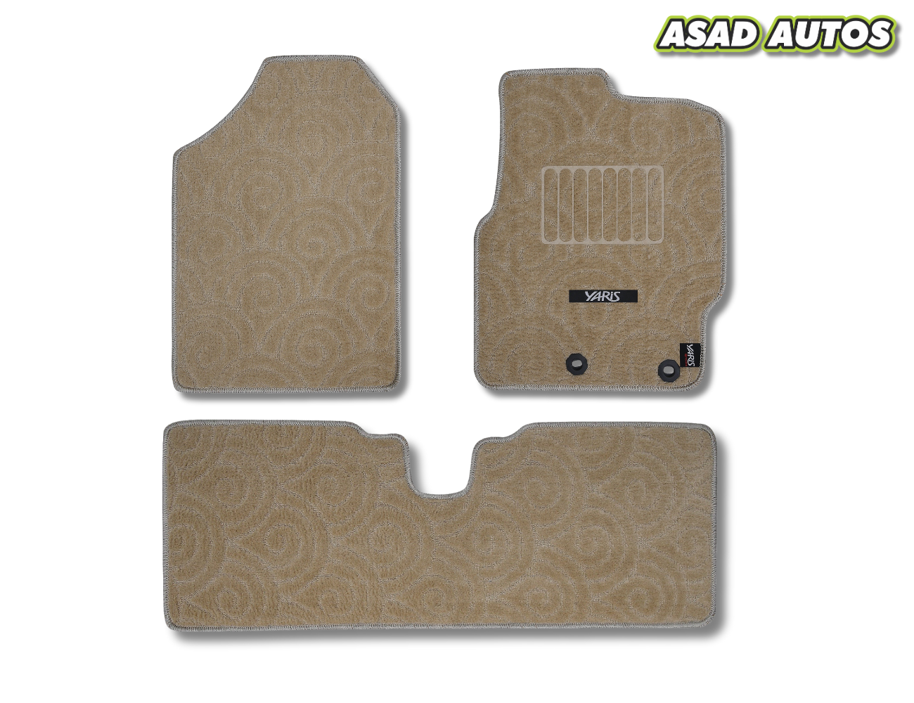 Toyota Yaris (PAK) 2018-2025 Premium Carpet Car Floor Mats – Custom Fit & Luxury Interior Protection