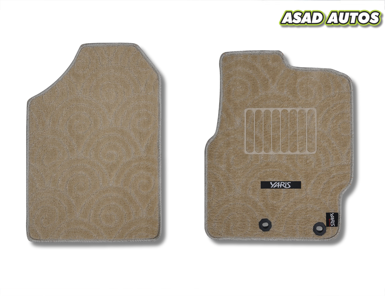 Toyota Yaris 2018-2025 Premium Carpet Car Floor Mats