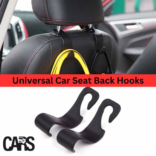 2-Piece Universal Car Seat Back Hooks
