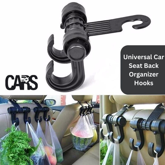 2 Pcs Universal Car Seat Back Organizer Hooks