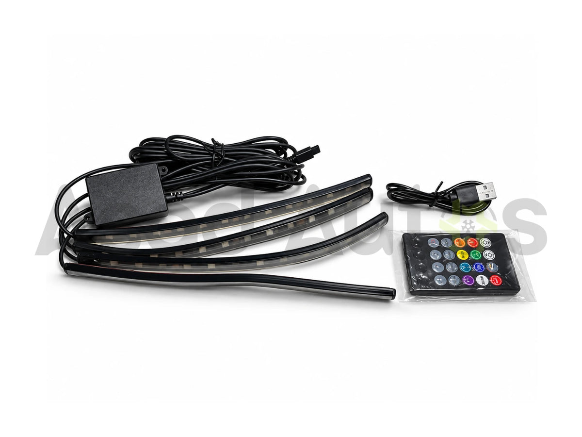 Universal Car Atmosphere Light Lamp with Remote Control