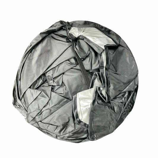 Silver Round Folding Car Windshield Sun Shade